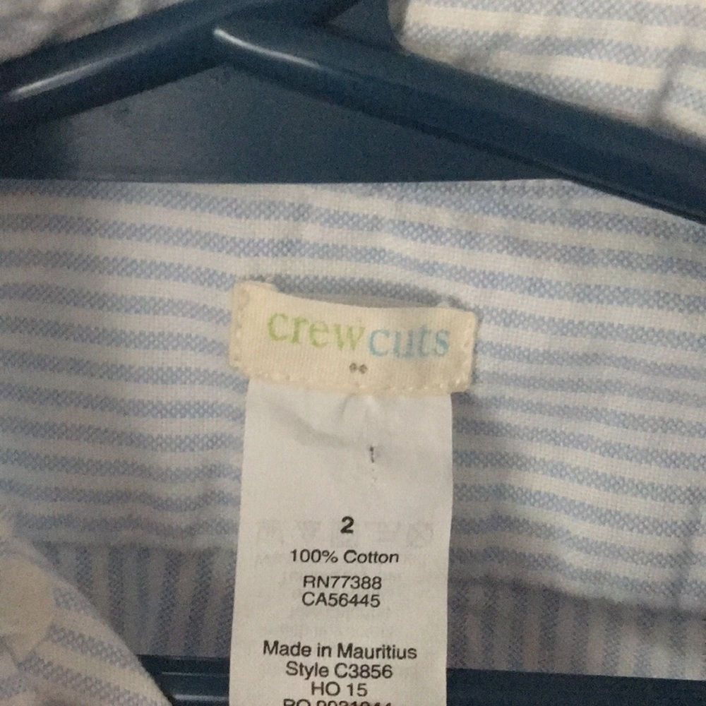 Crew Cuts Striped Oxford - Picture 2 of 3